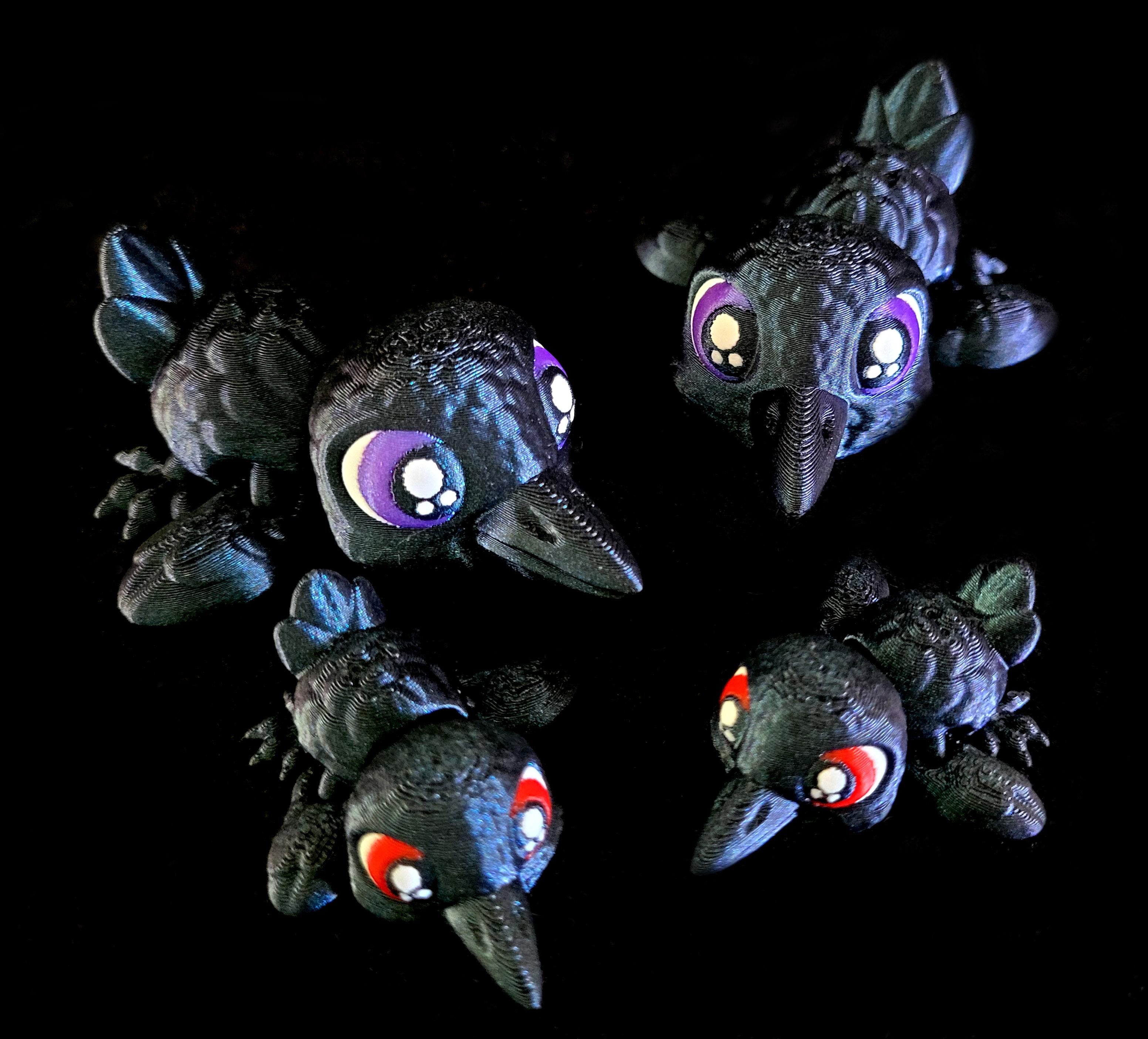 Crow Hatchlings *Commercial Version* 3d model