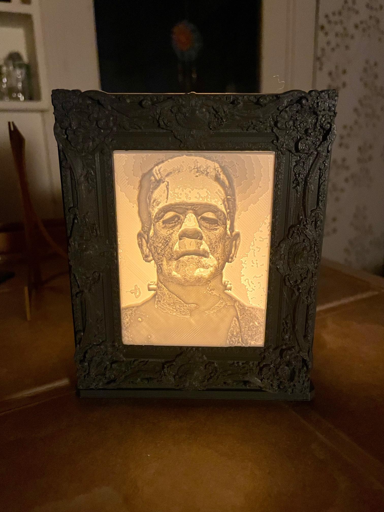 Lithophane Lantern Frame Remix 3d model