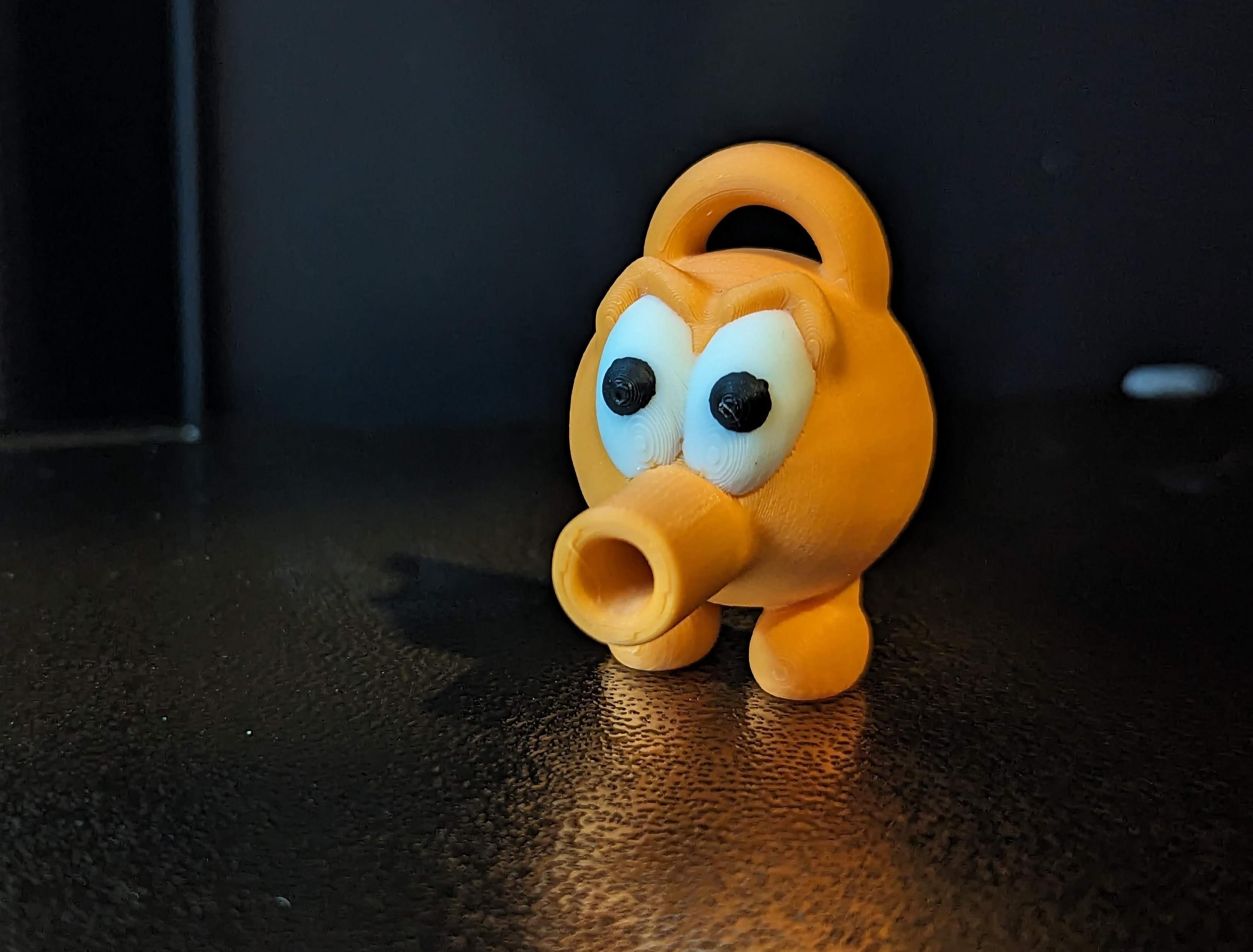 Q*bert Keychain 3d model