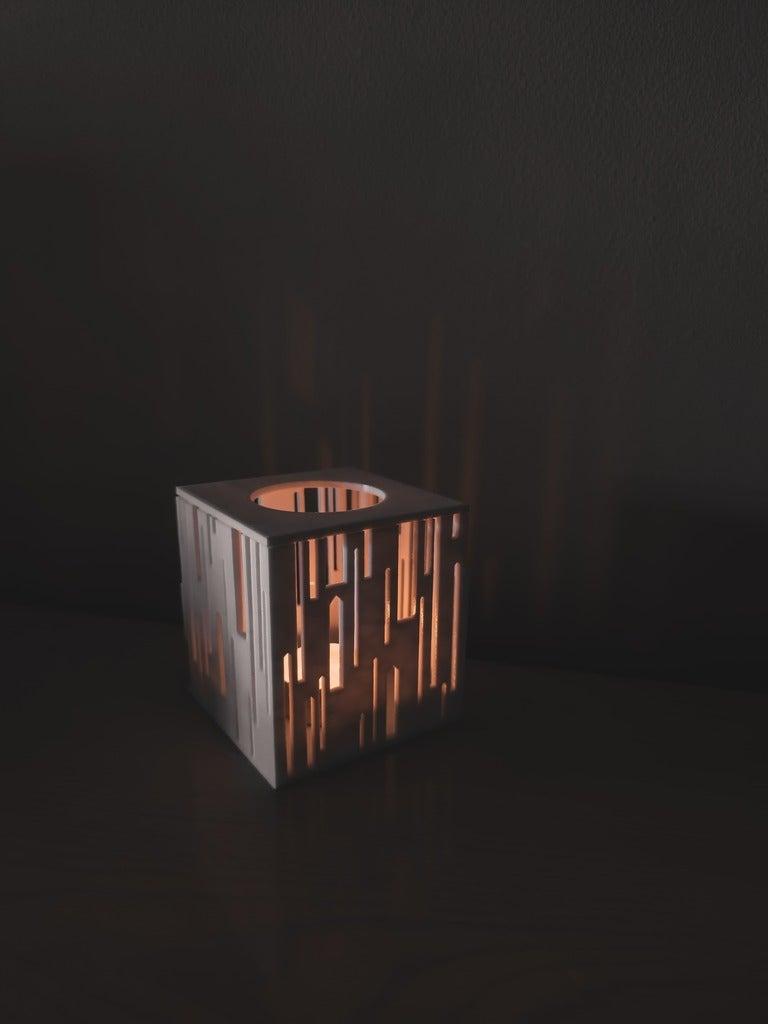 citycube | candle holder 3d model