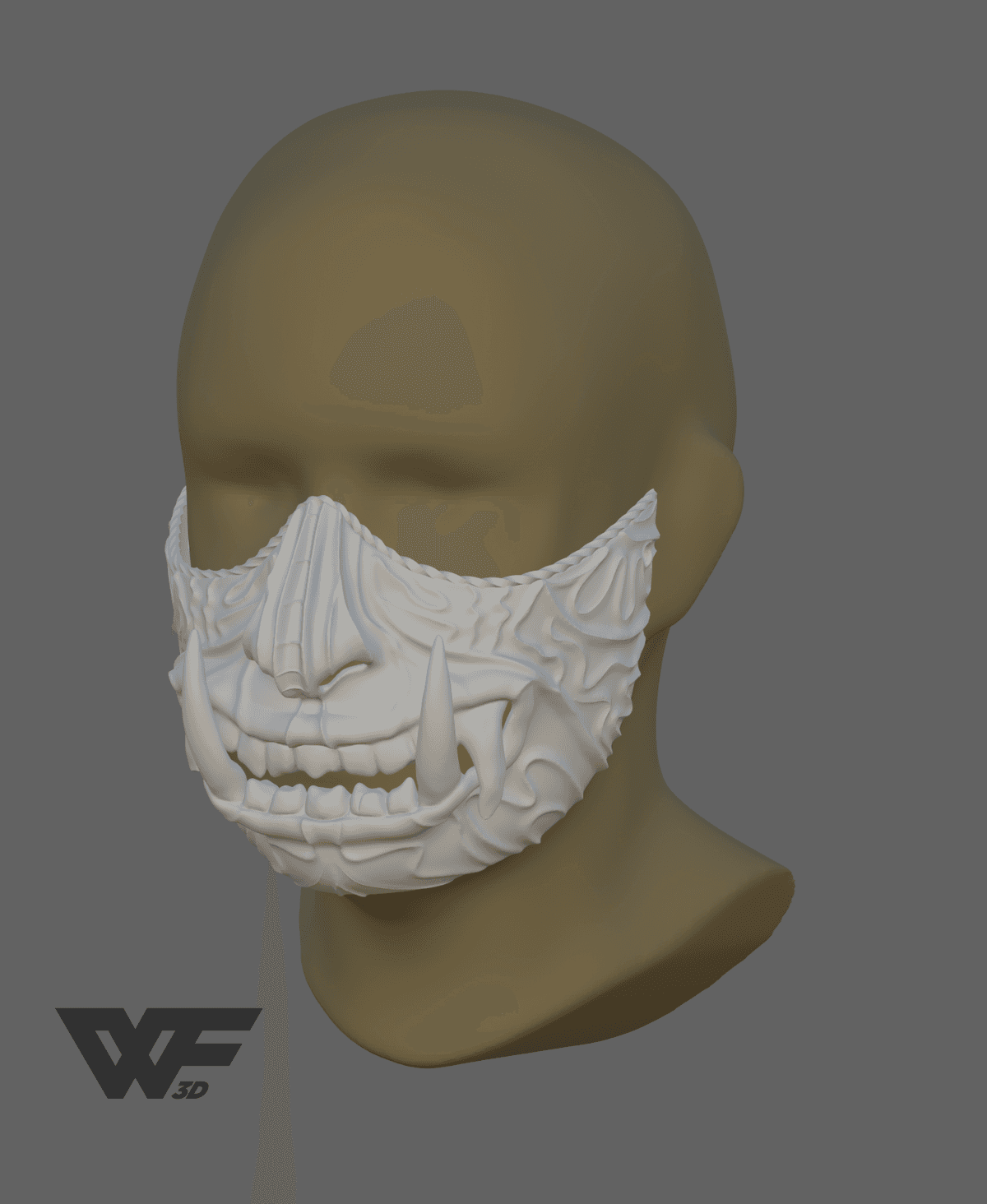 Oni Mask #1 3d model