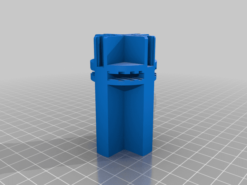 Modular Shelf Base Center Stand 3d model