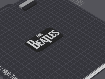 Keychain: The Beatles I 3d model