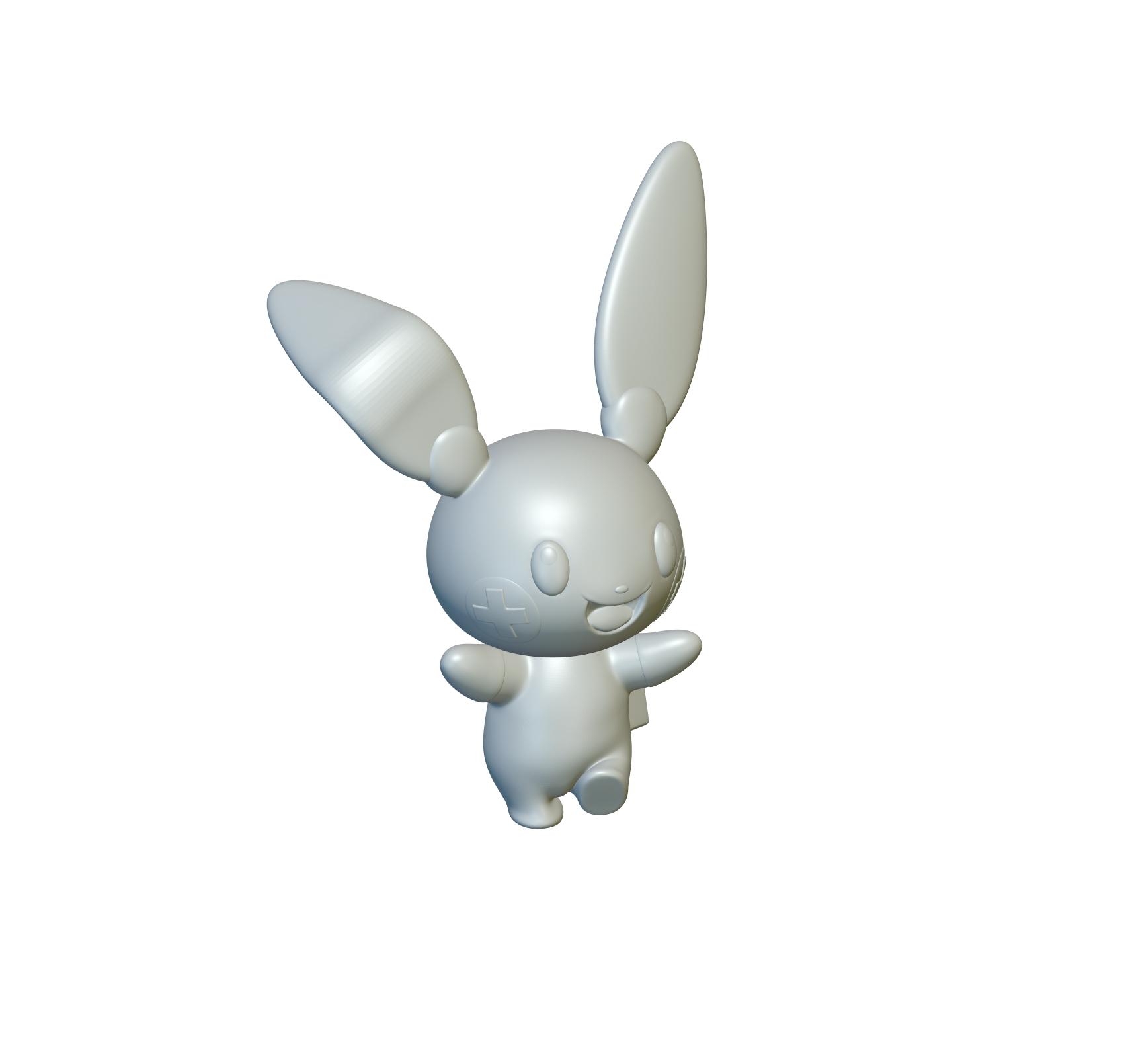 Pokemon Plusle #311 - Optimized for 3D Printing 3d model