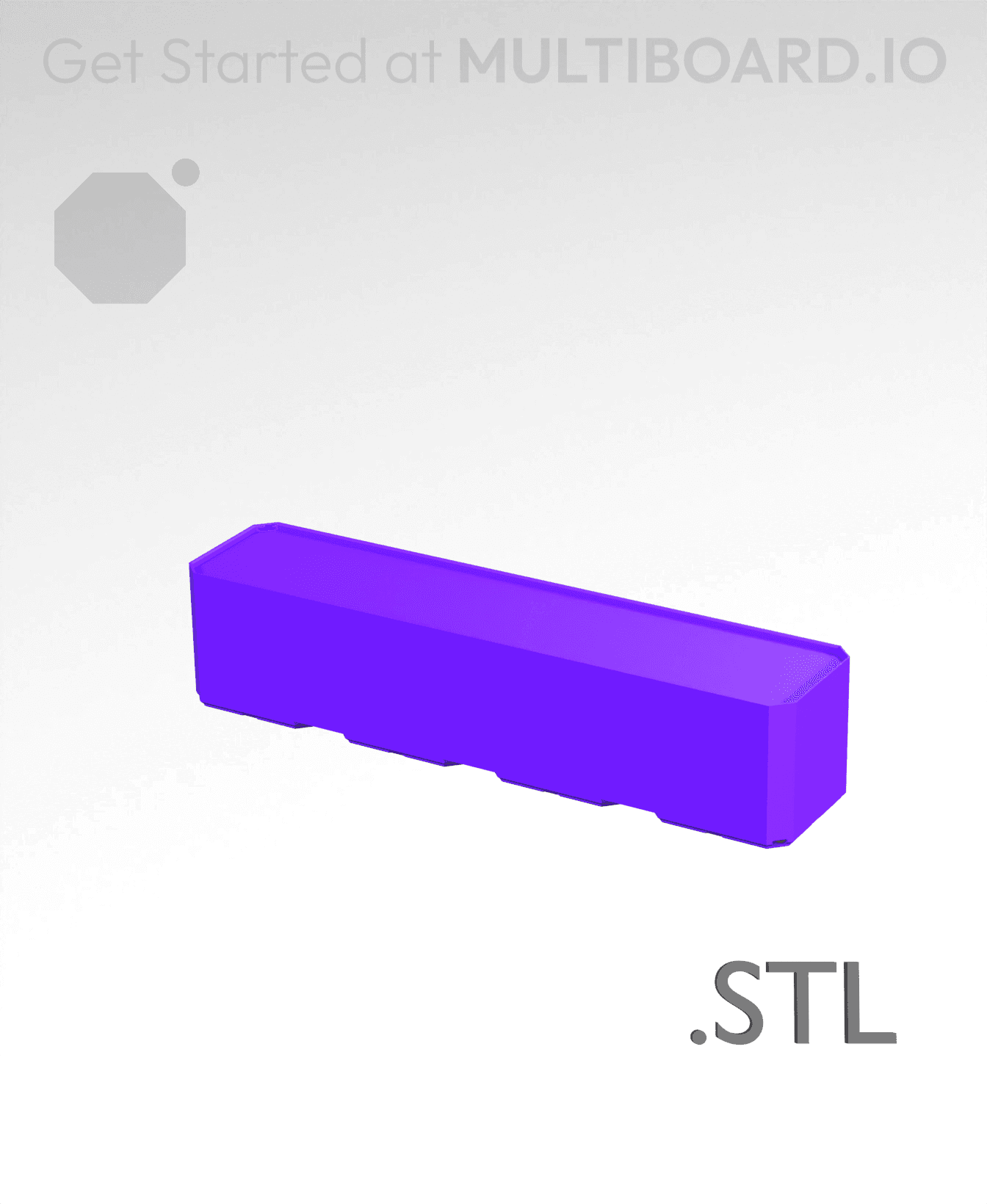 4x1x1 - Multibin Insert - STL Remixing File 3d model