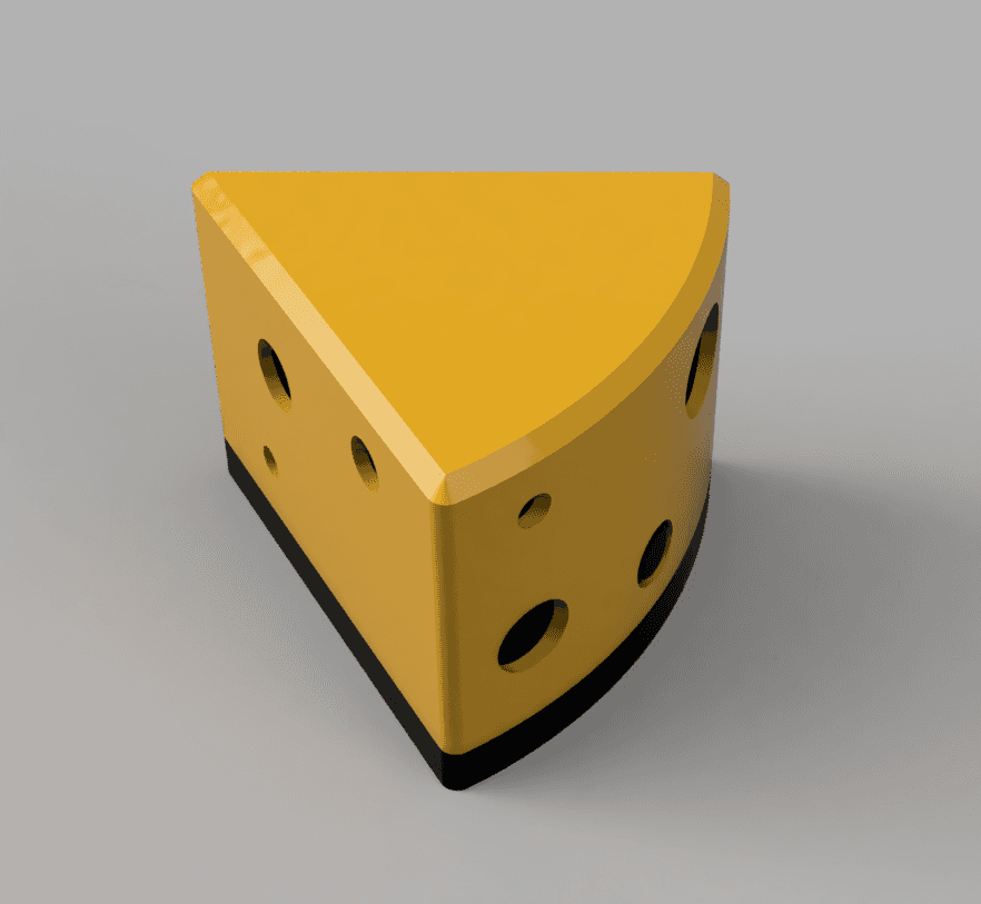 Cheesy Box - Holes in lid 3d model