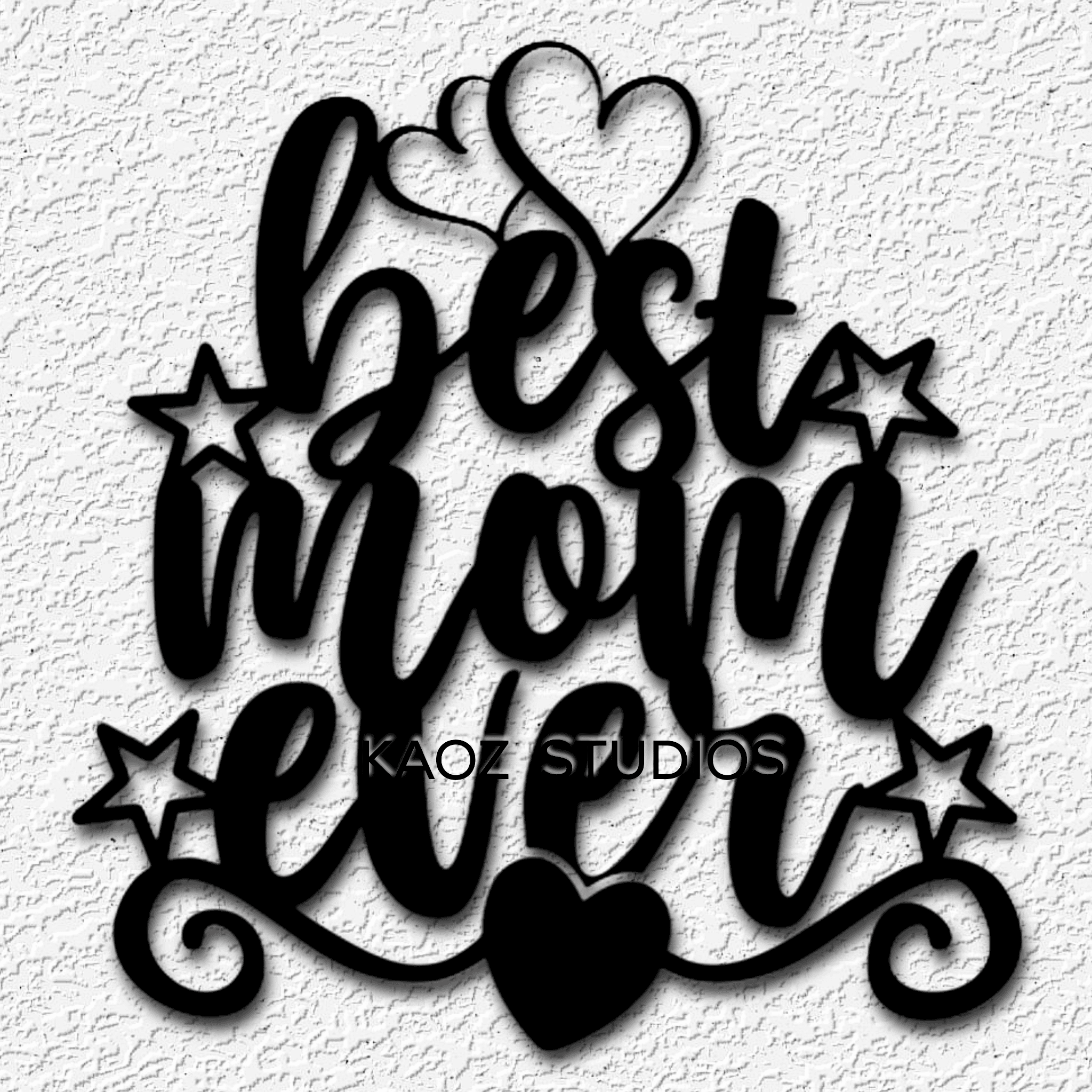 best mom ever wall art mothers day wall decor holiday decoration 3d model