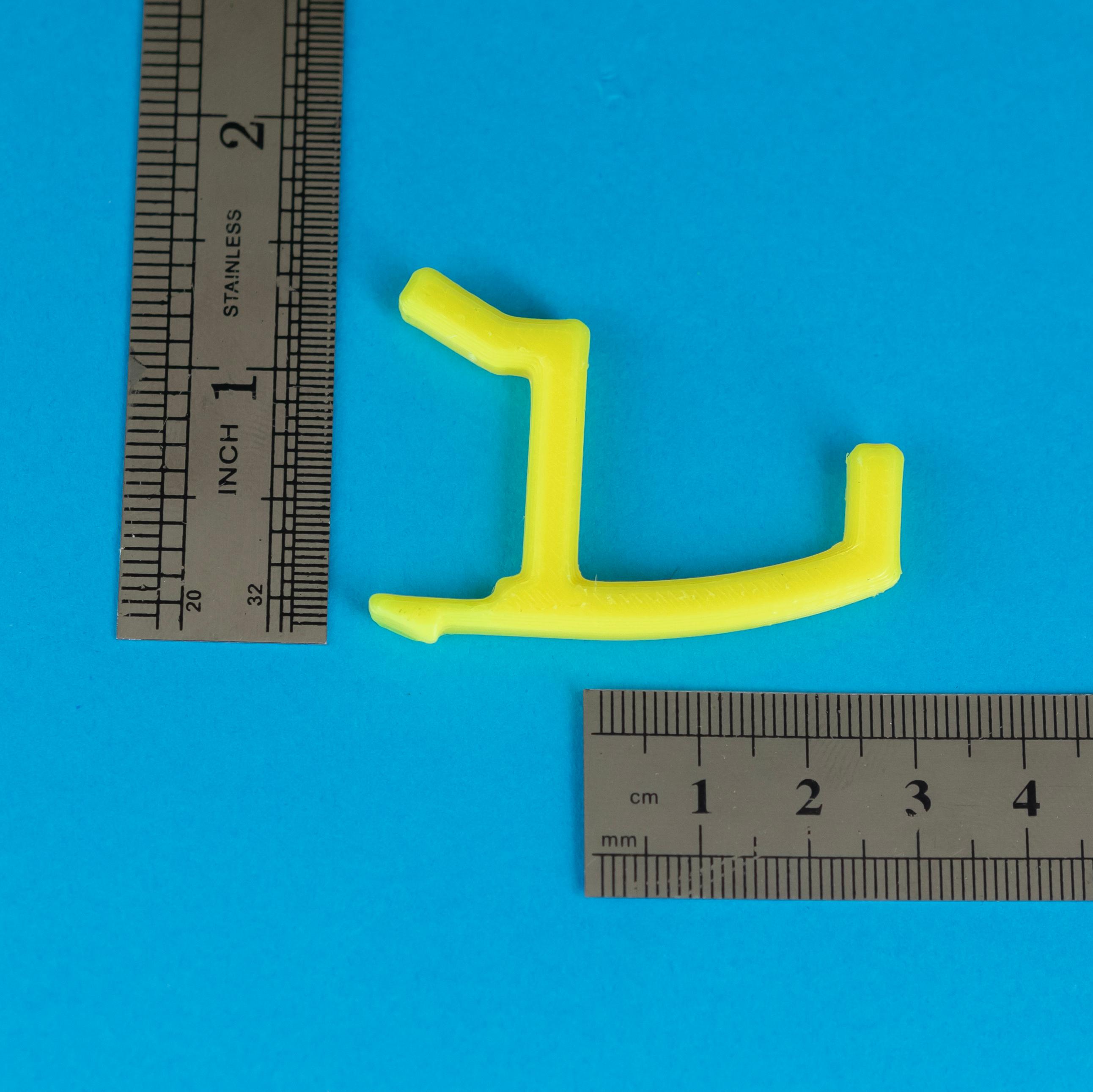 EZPZ Pegboard Hook // 25mm Hook 3d model