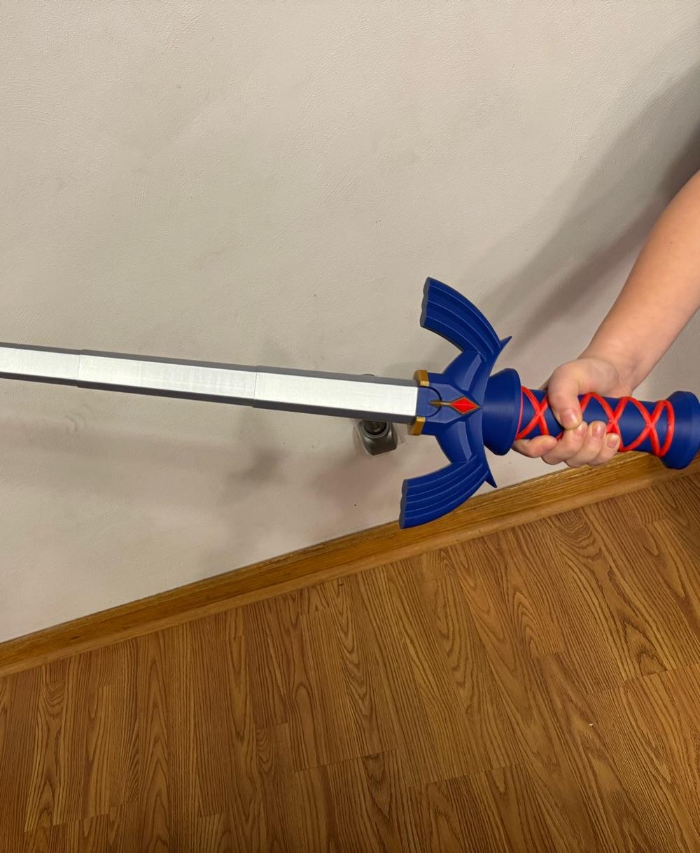 Collapsing Master Sword (Three Color) 3d model