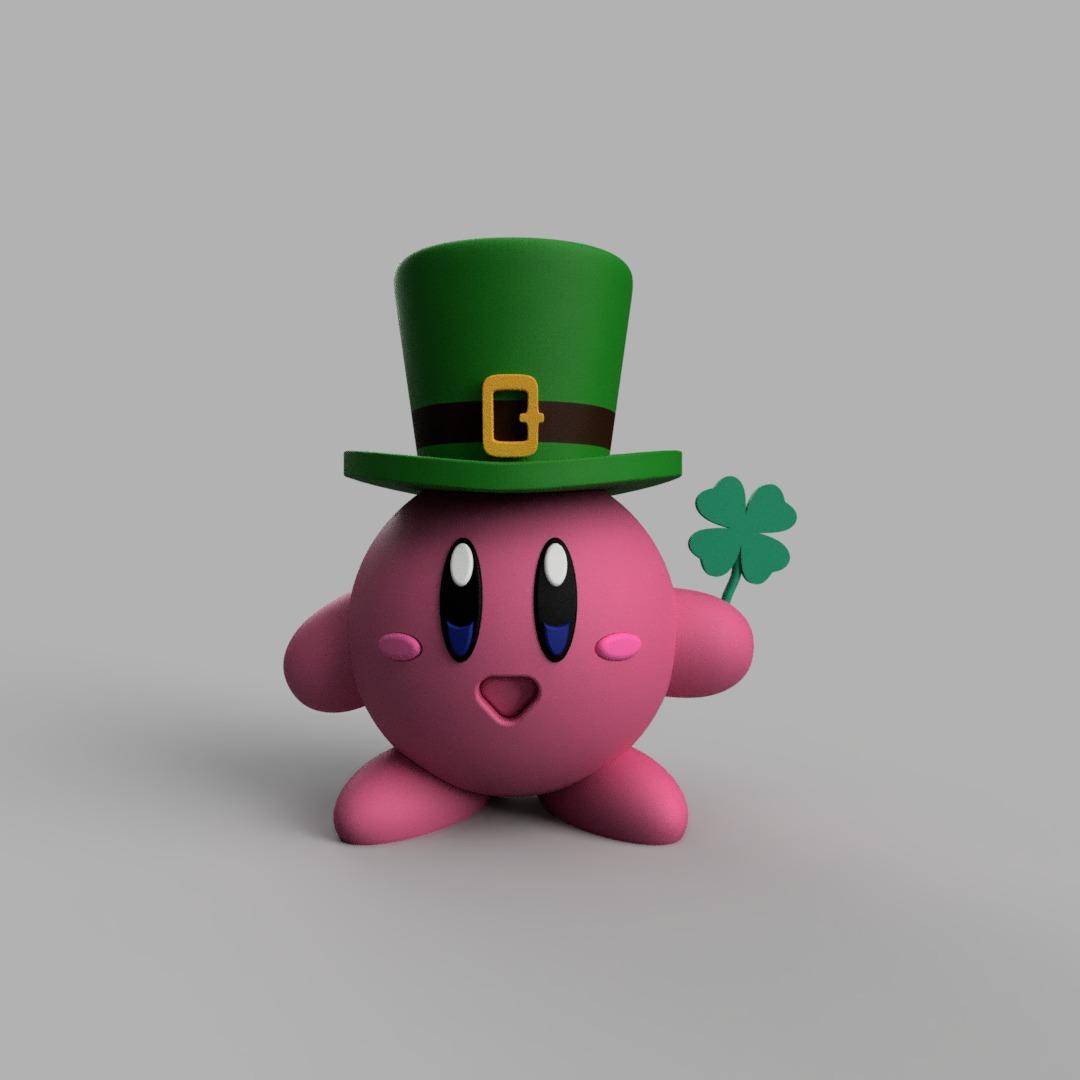 kirby St.Patrick #StPatricksRemix 3d model