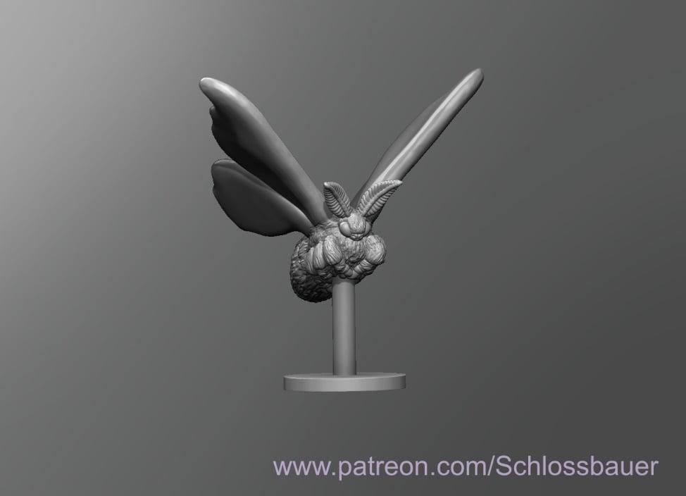 Moth 3d model