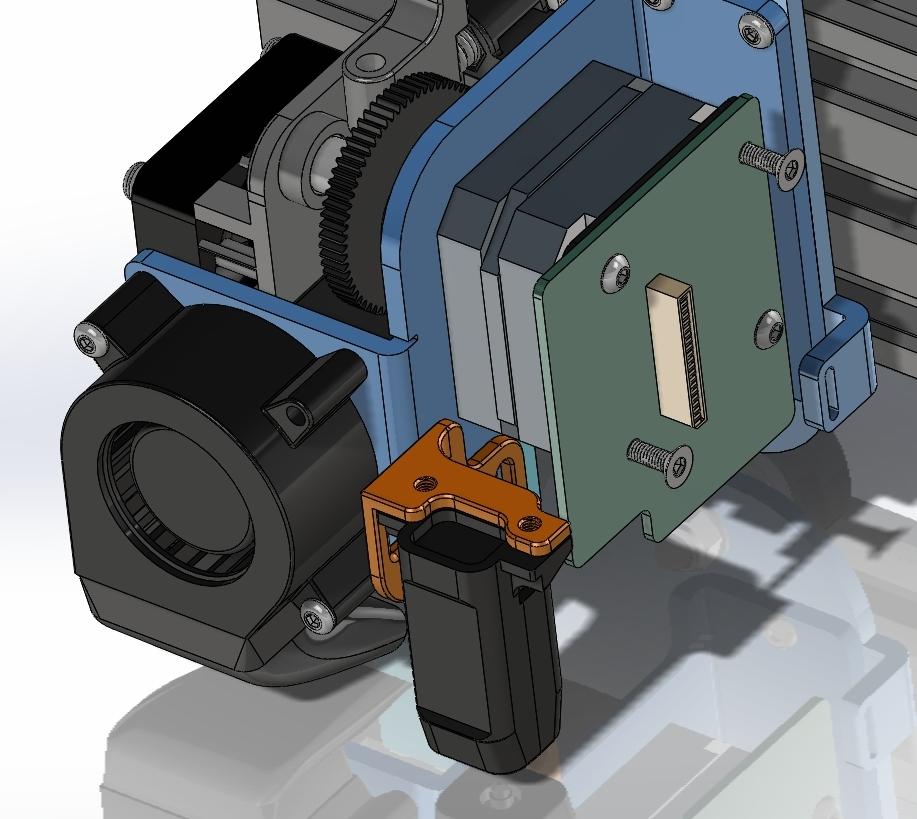 Sidewinder X2 and Genius Pro BL-Touch-CR-Touch Mount 3d model