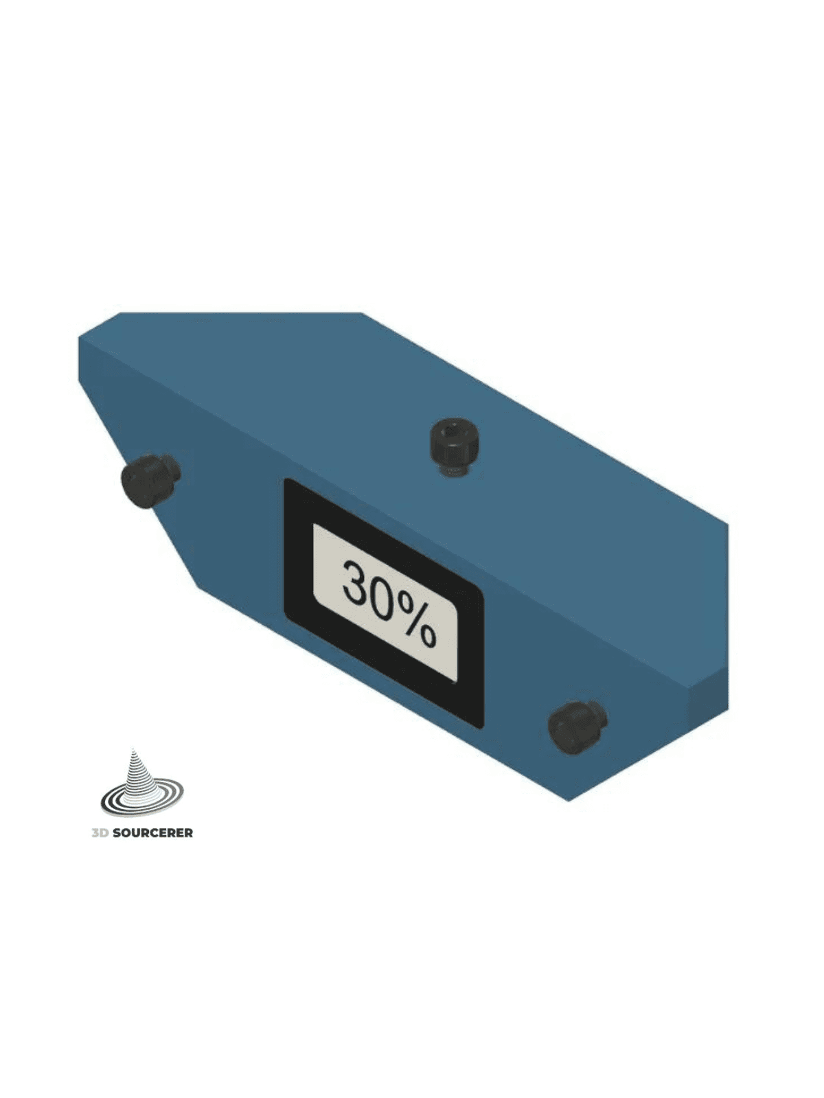 DELACK ENCLOSURE HYGROMETER FACEPLATE 3d model