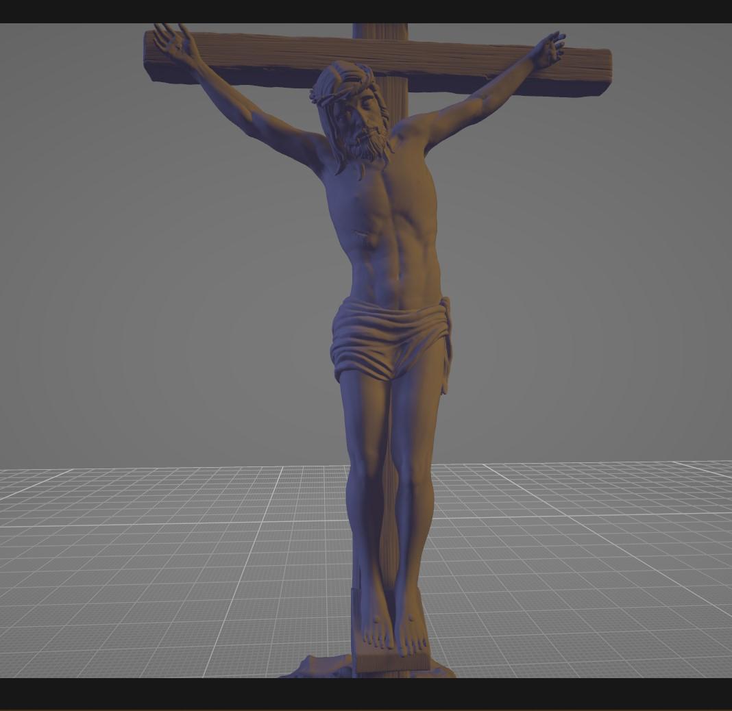 Cristo Cruz.stl 3d model