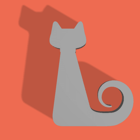 Cat 3d model