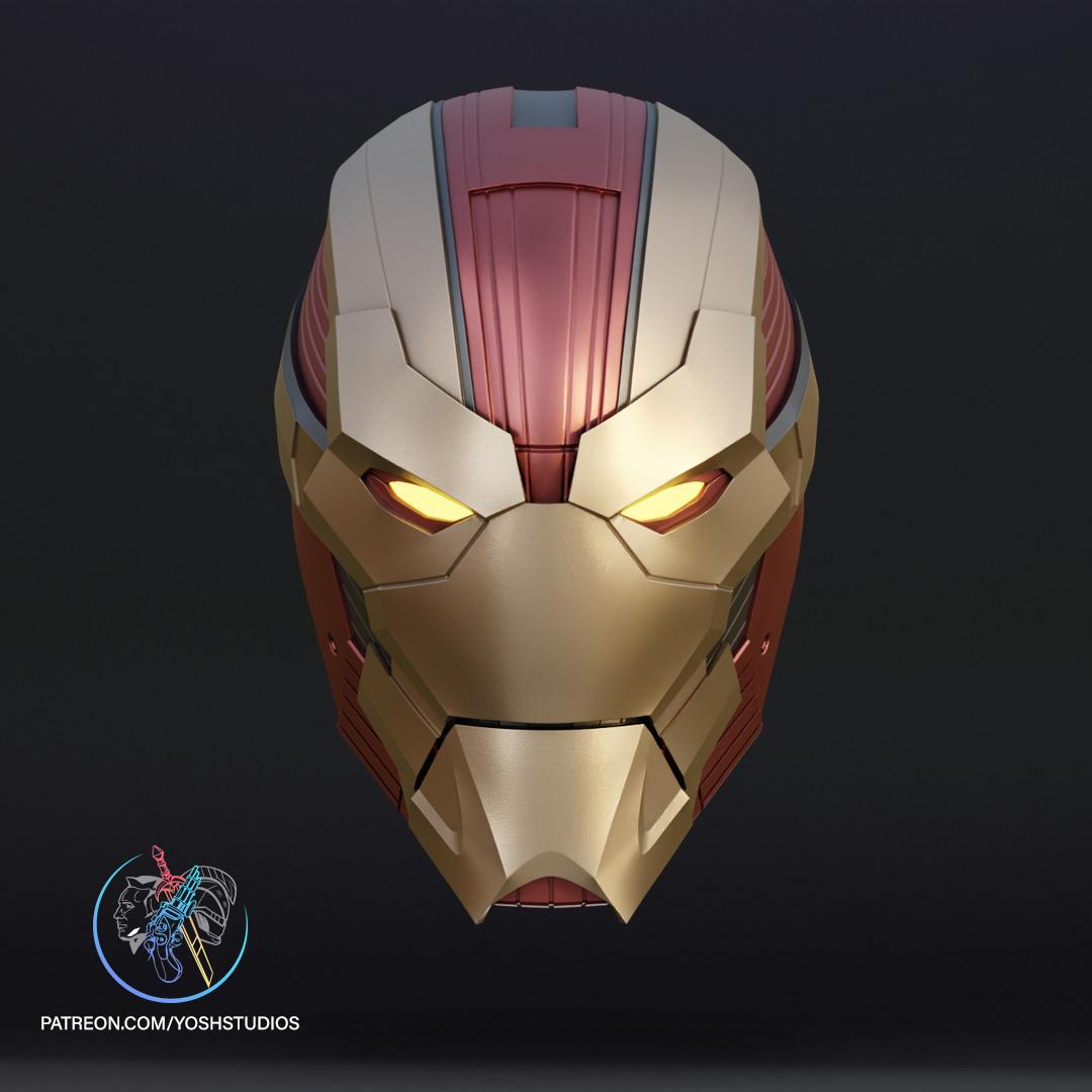 Wall Breaker Helmet 3D Print File STL Armored Titan Iron Man 3d model