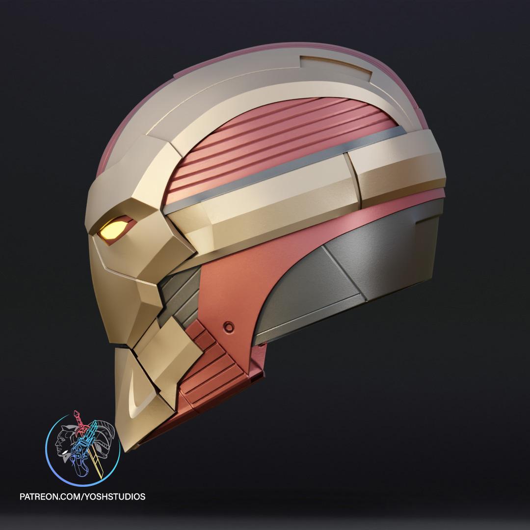 Wall Breaker Helmet 3D Print File STL Armored Titan Iron Man 3d model