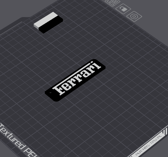 Keychain: Ferrari II 3d model