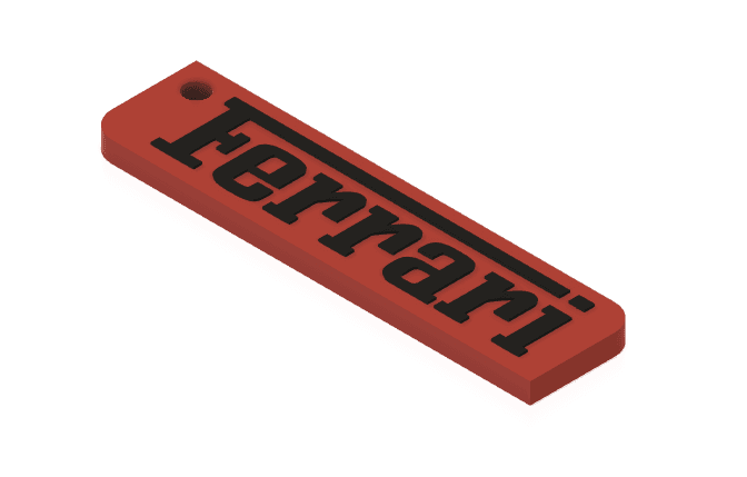 Keychain: Ferrari II 3d model