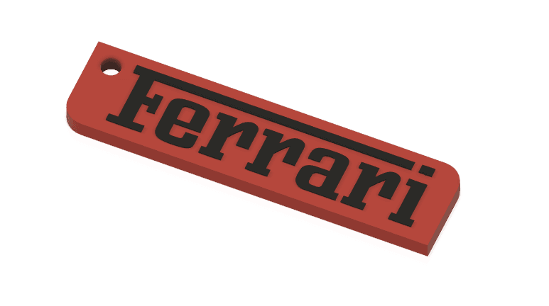 Keychain: Ferrari II 3d model