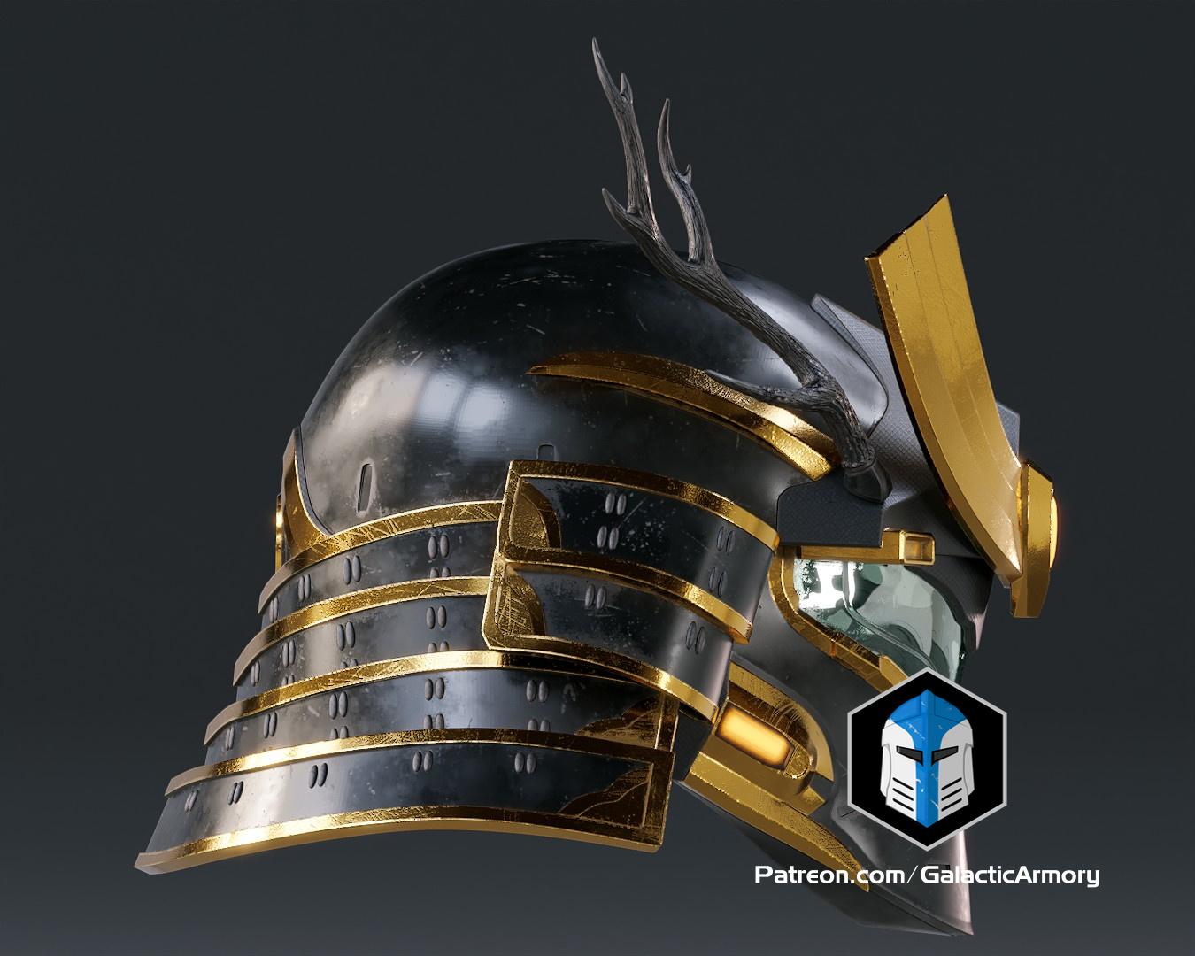 Halo Infinite Kabuto Helmet - 3D Print Files 3d model