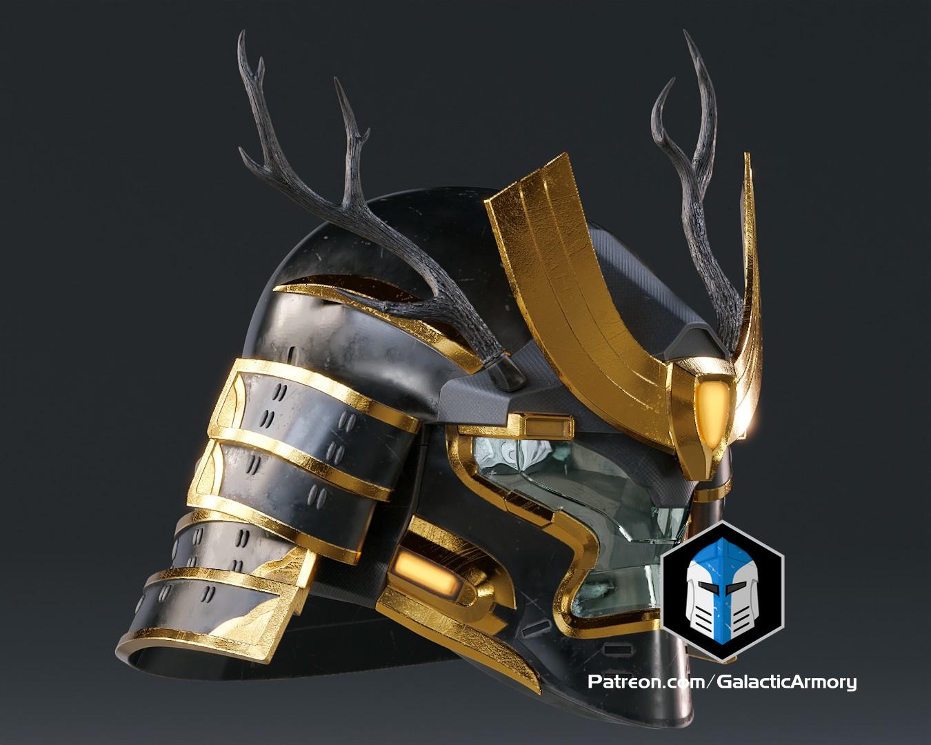 Halo Infinite Kabuto Helmet - 3D Print Files 3d model