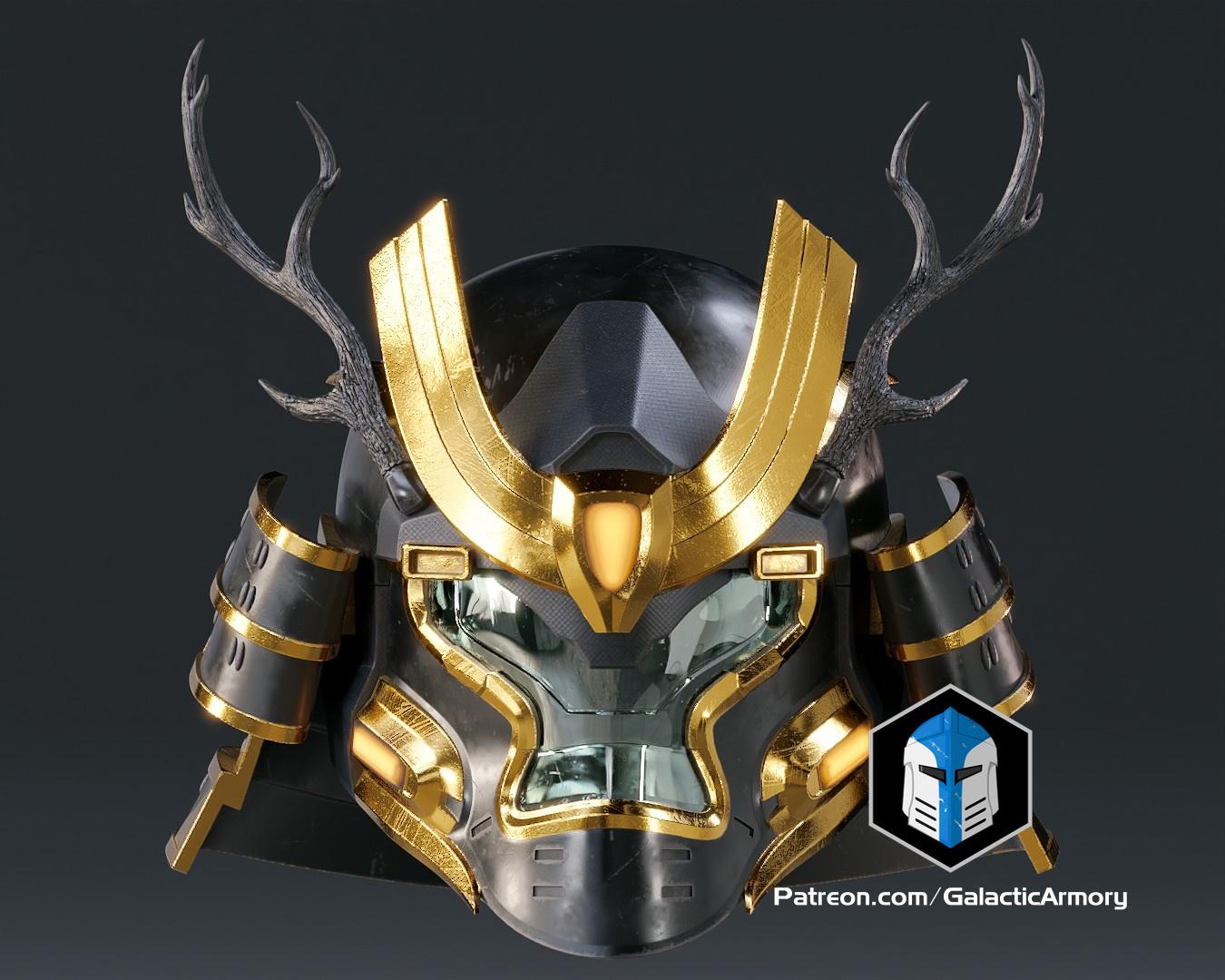 Halo Infinite Kabuto Helmet - 3D Print Files 3d model