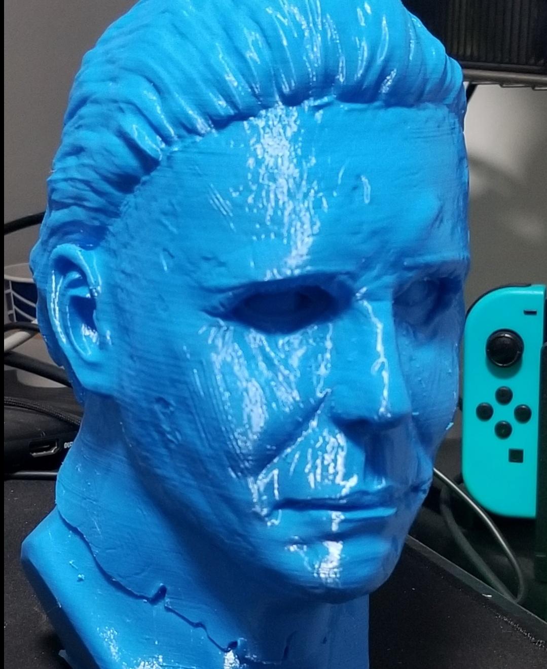 Michael Myers Bust (Pre-Supported) 3d model