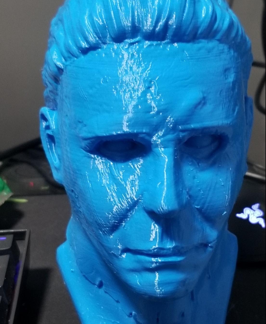 Michael Myers Bust (Pre-Supported) 3d model