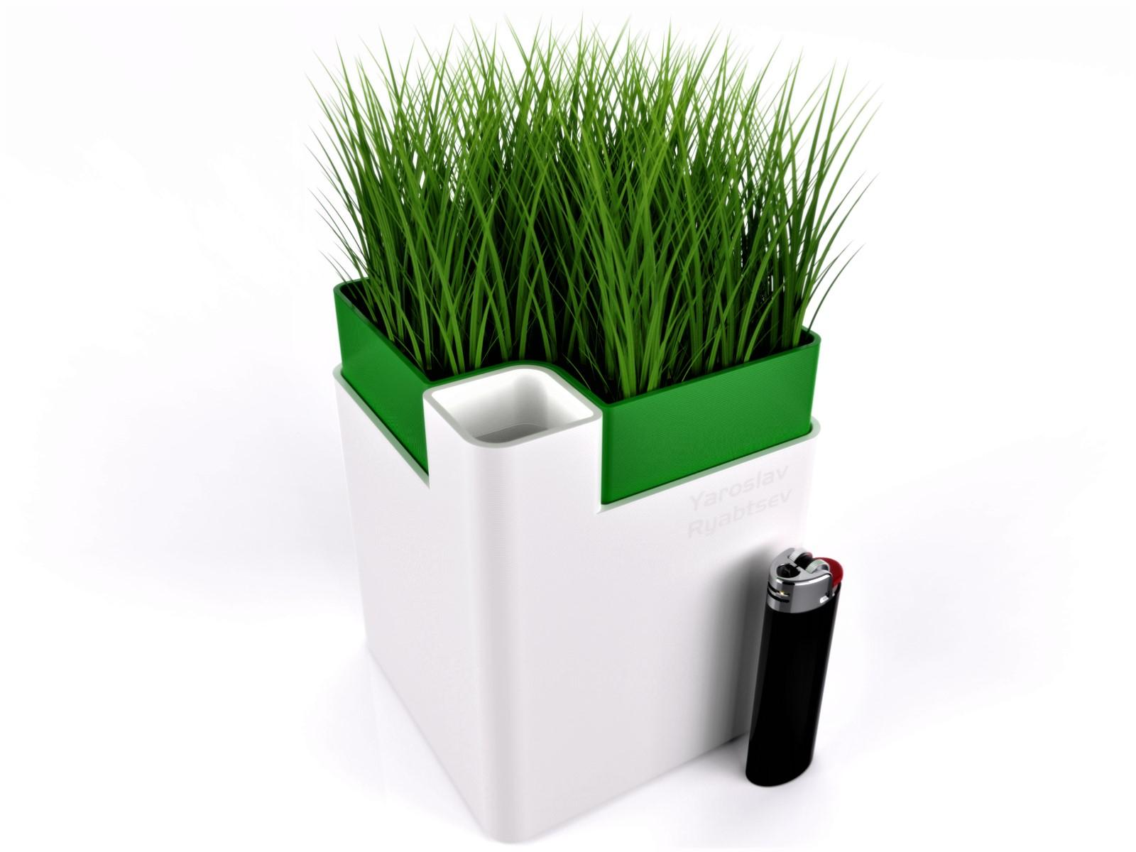 Self Watering Pot 3d model