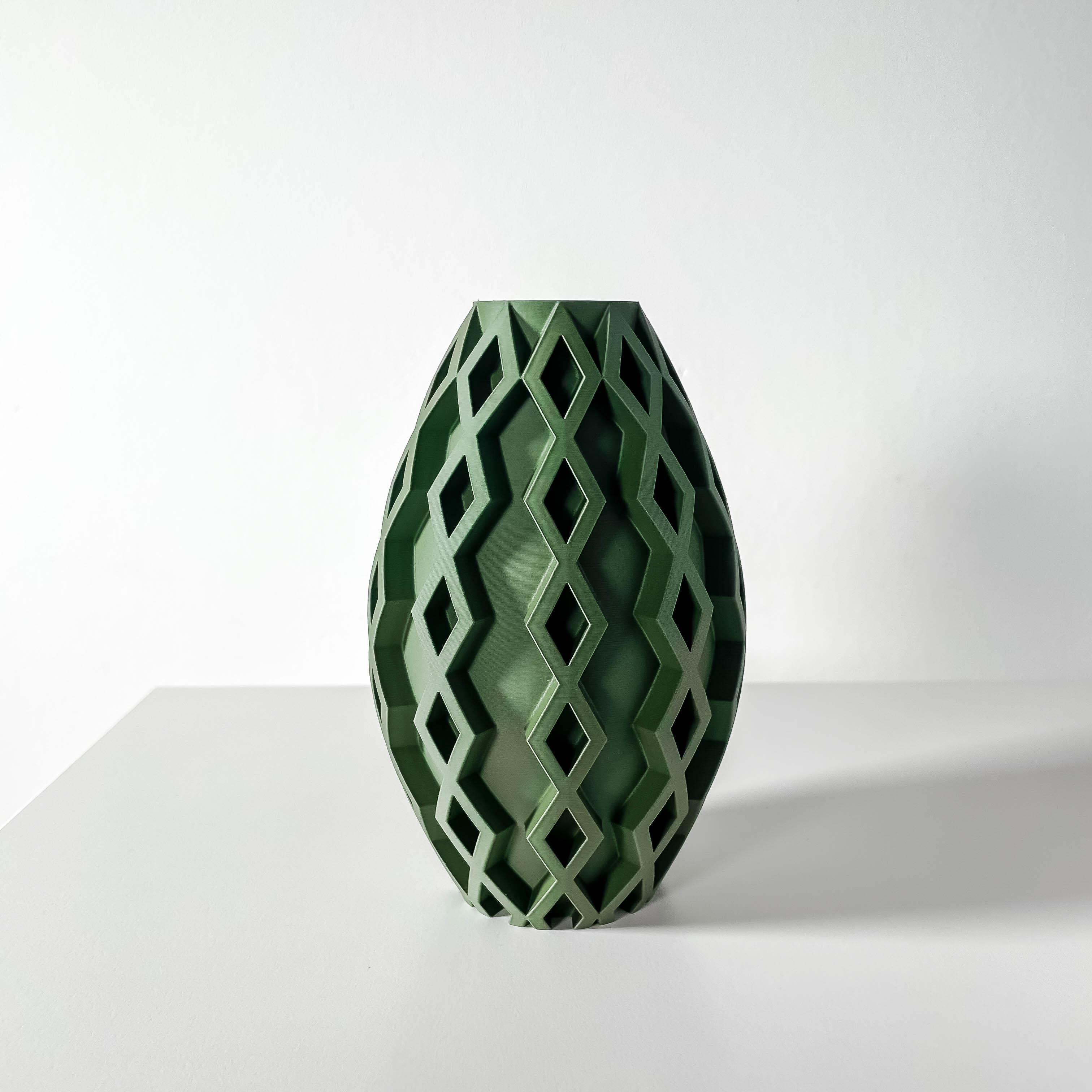 The Sumi Vase, Modern and Unique Home Decor for Dried and Preserved Flower Arrangement  | STL File 3d model