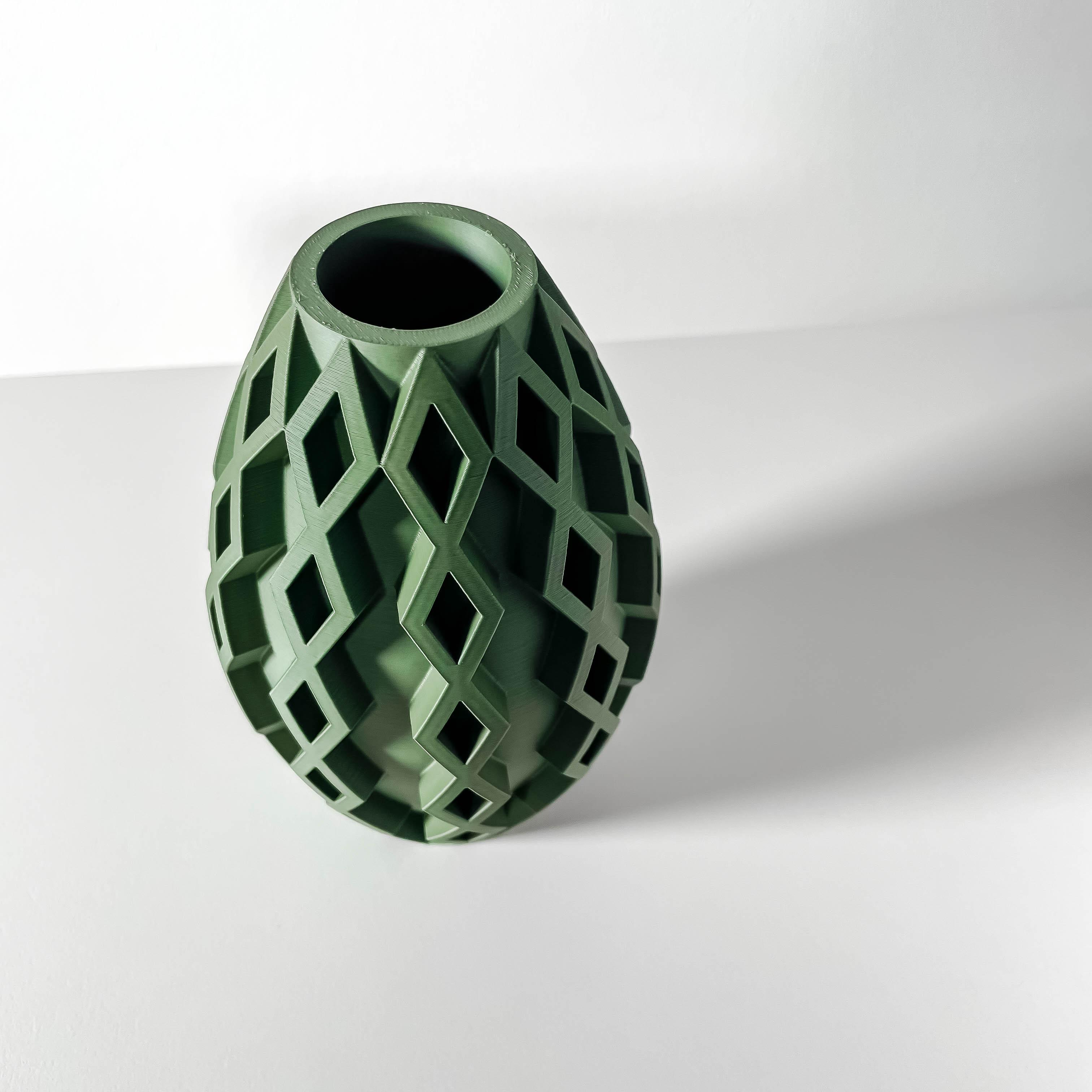 The Sumi Vase, Modern and Unique Home Decor for Dried and Preserved Flower Arrangement  | STL File 3d model