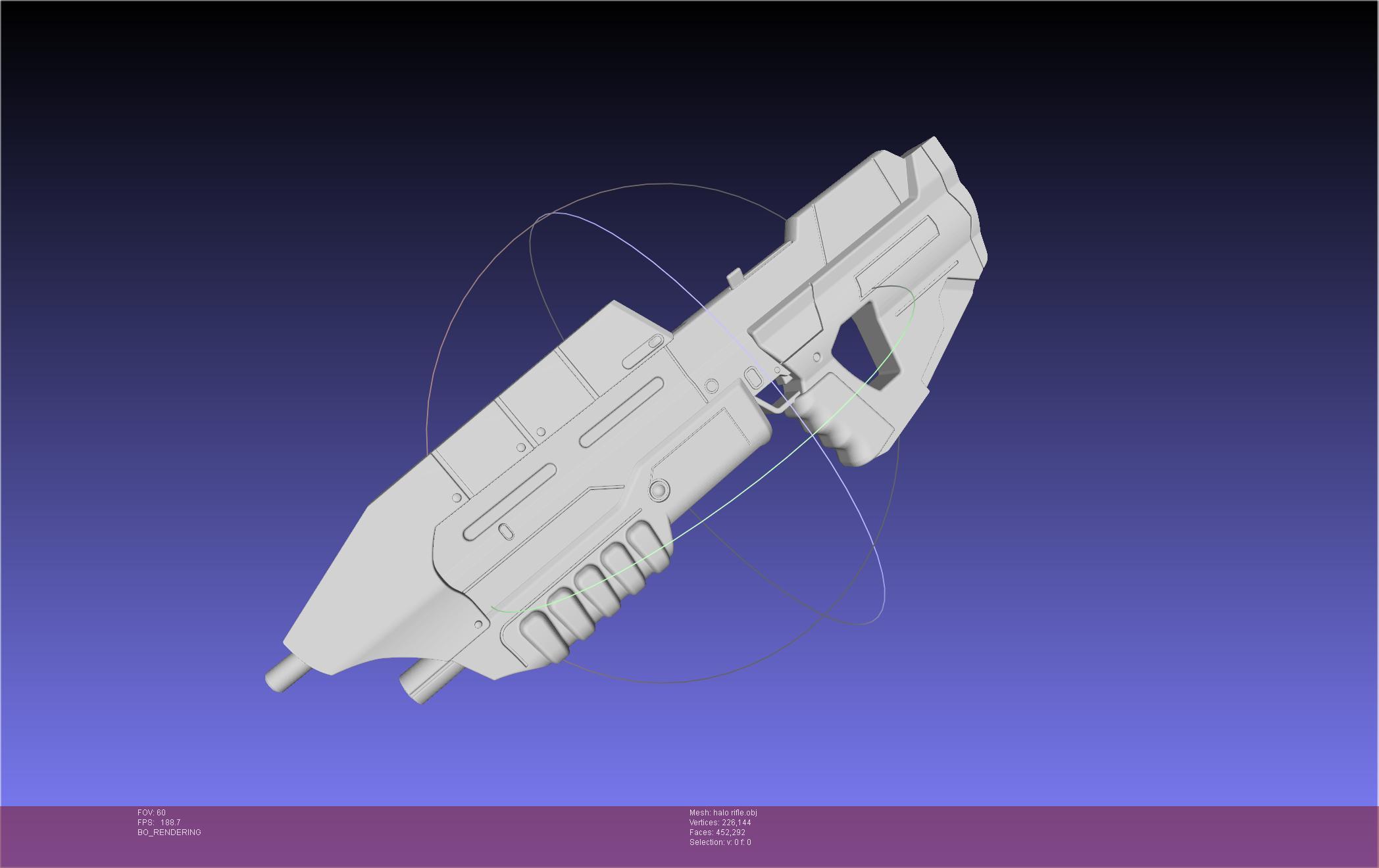 HALO Assault Rifle MA5B 3d model