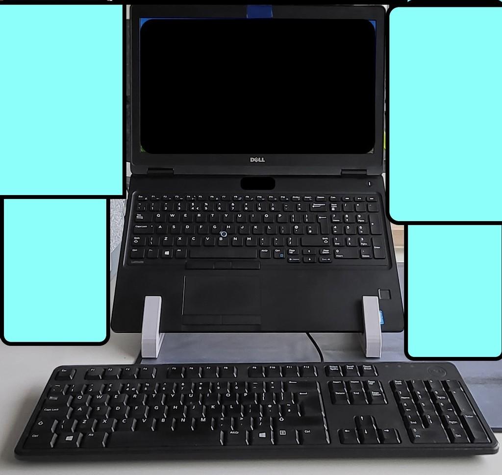 Dell Latitude 5580 Upright Laptop Stand 3d model