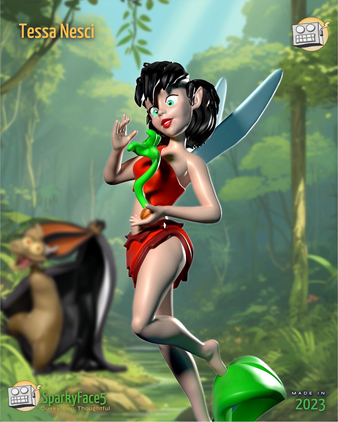 Crysta - FernGully 3d model