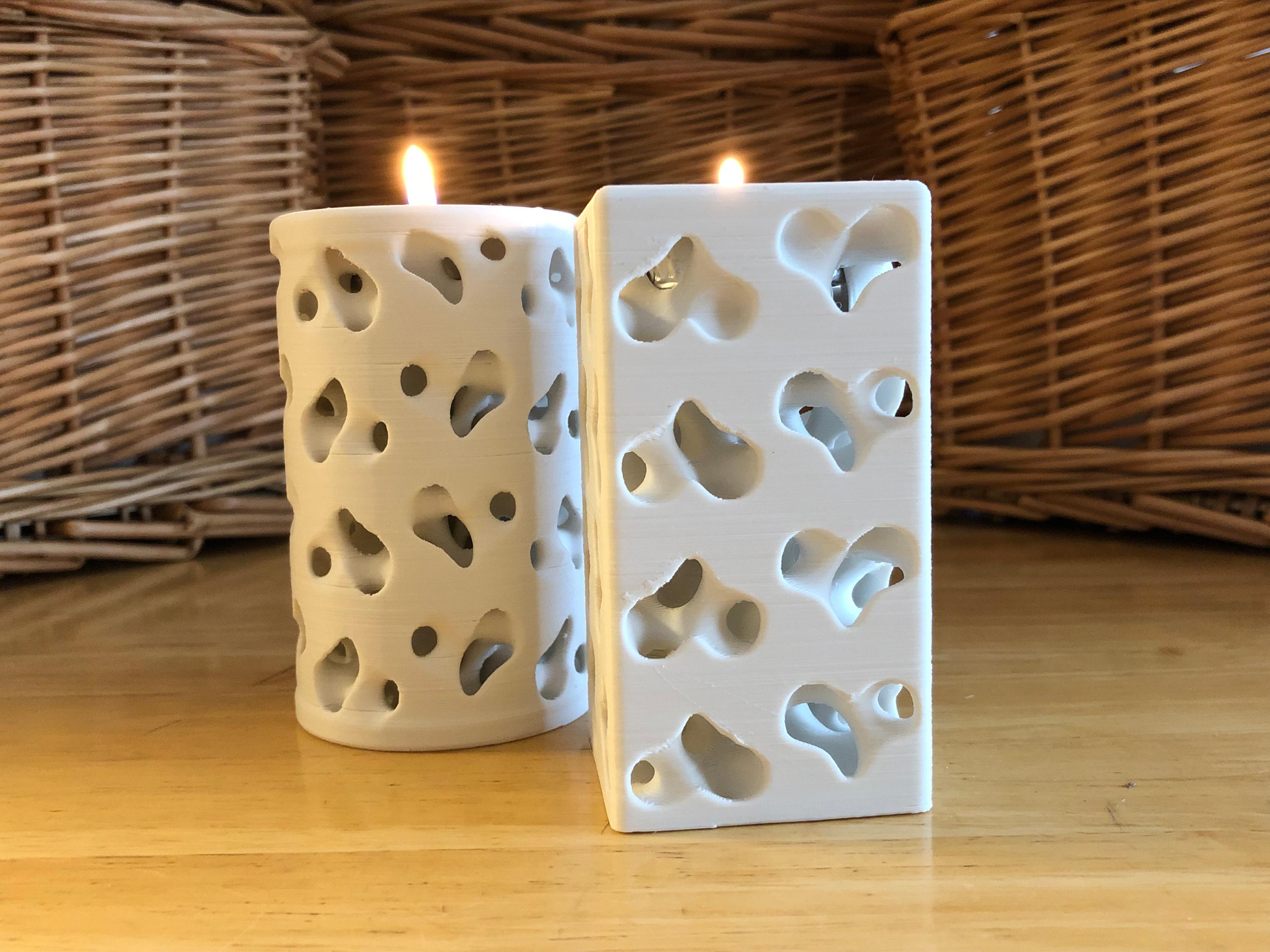 Heartstrings Tealight Holder Cylinder 3d model