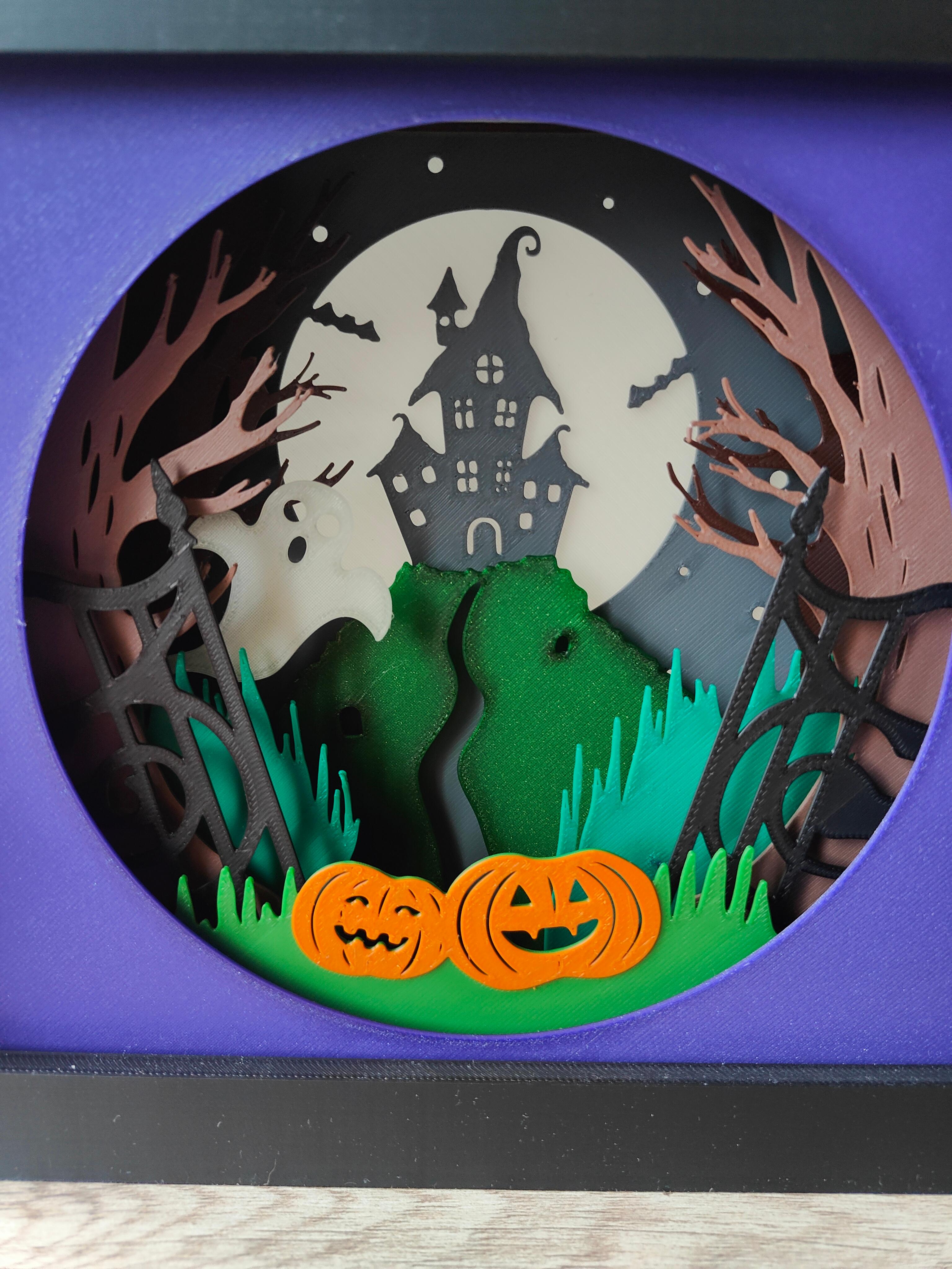 🎃 Halloween Shadow Box 2023 👻 3d model