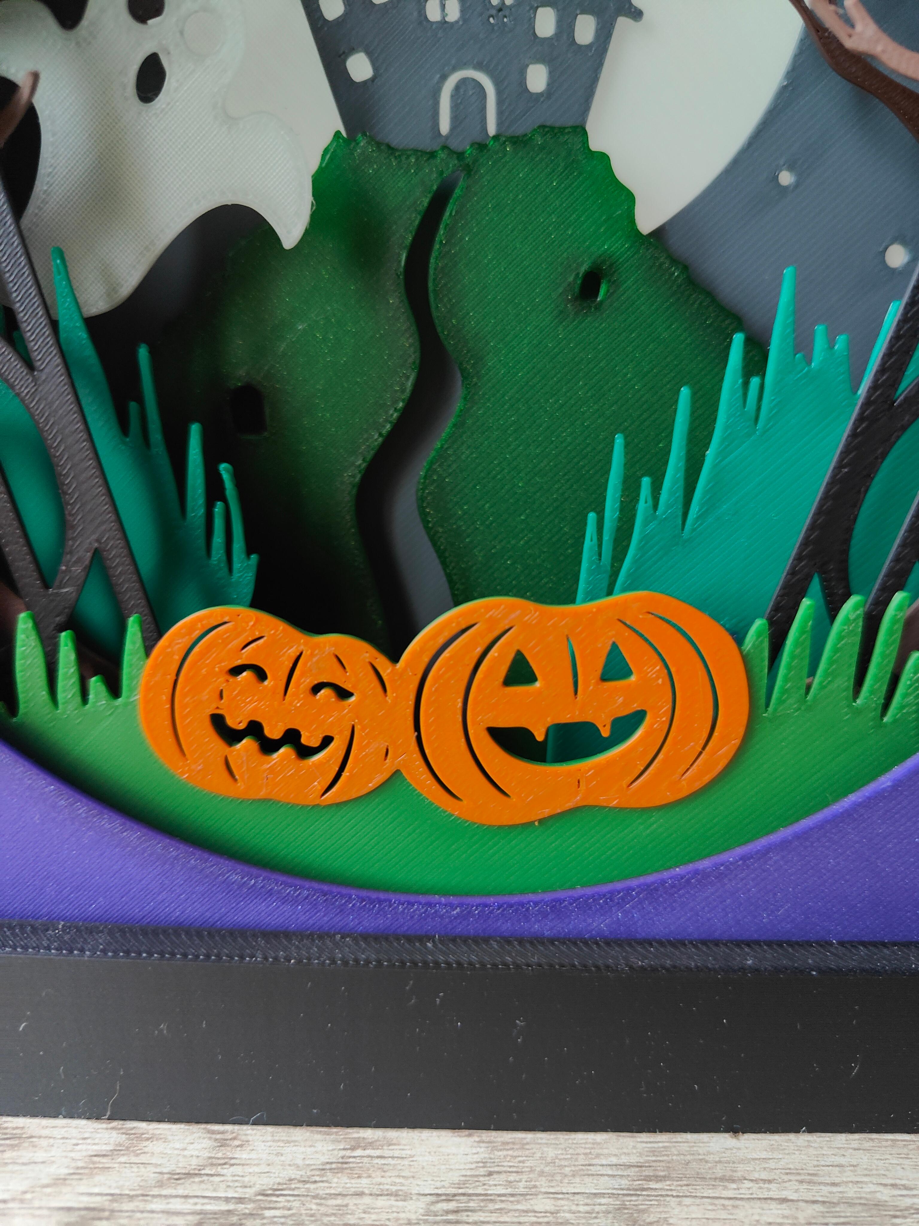 🎃 Halloween Shadow Box 2023 👻 3d model