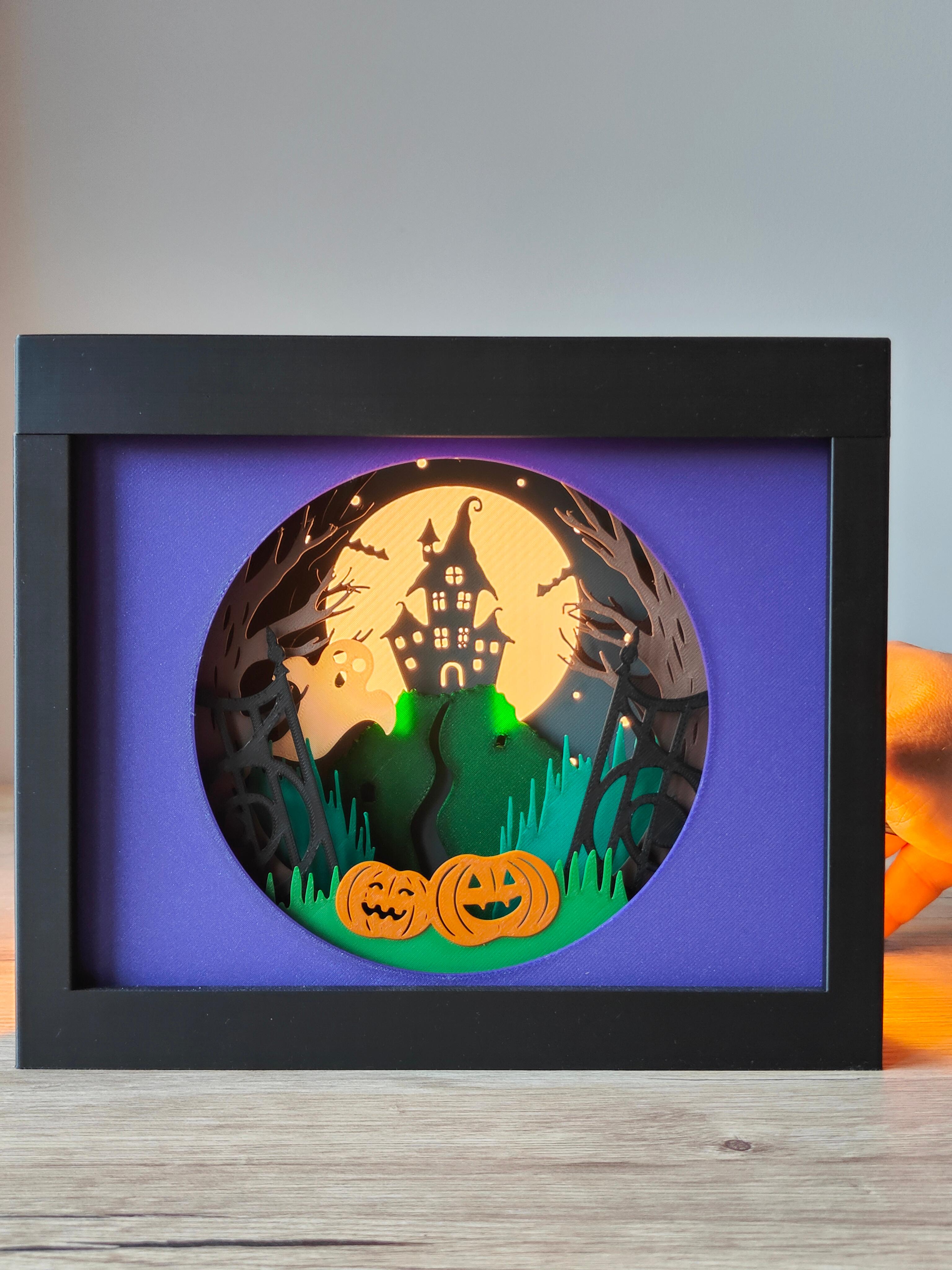 🎃 Halloween Shadow Box 2023 👻 3d model