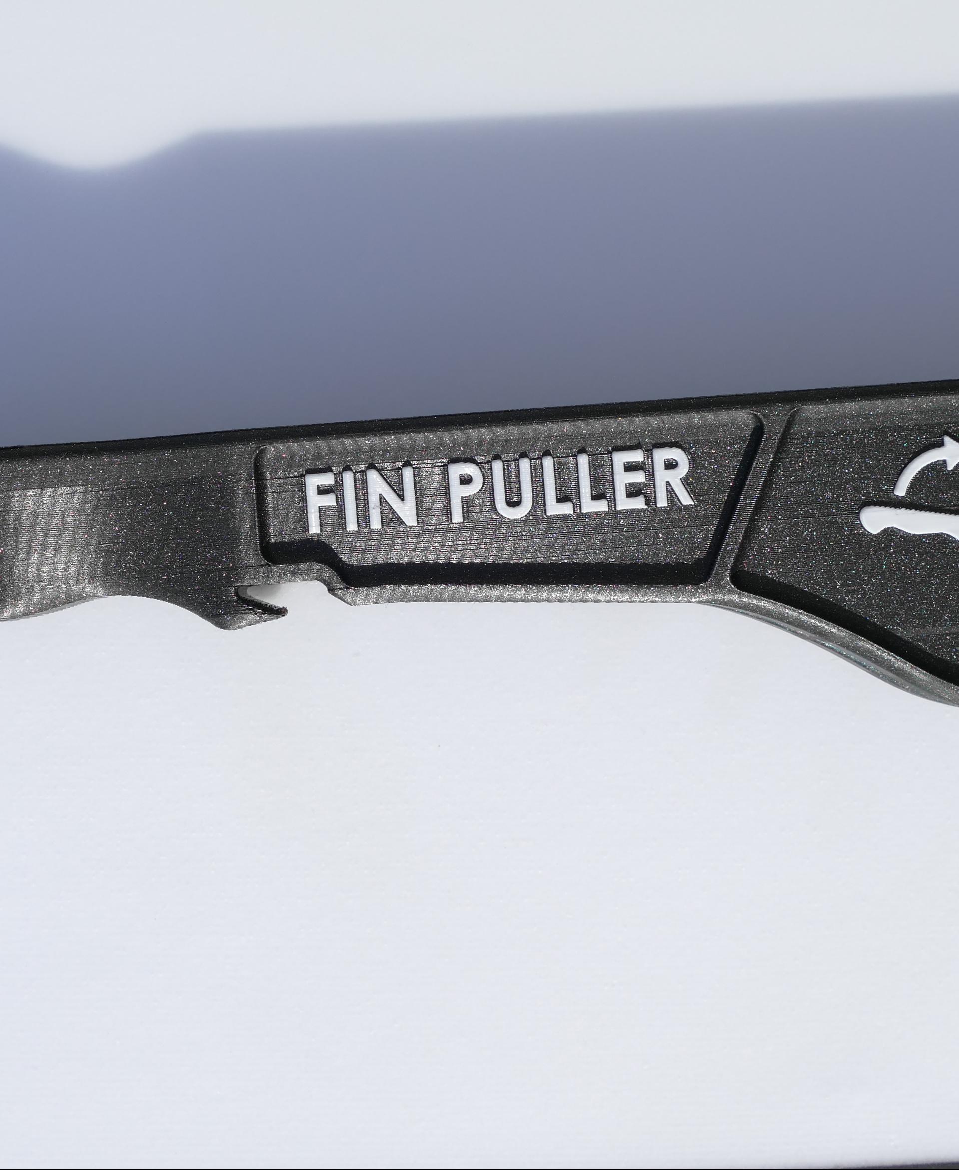 Surf Fin Puller with Bottle Opener 3d model