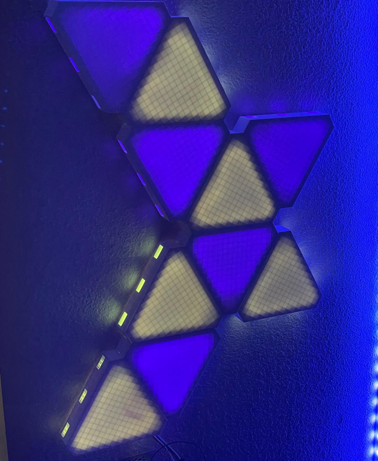 janoleaf LED wall panels 3d model