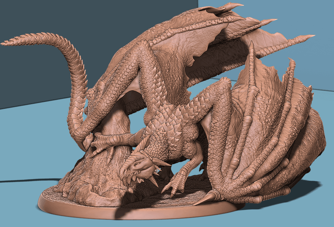 White Dragon Pack 3d model