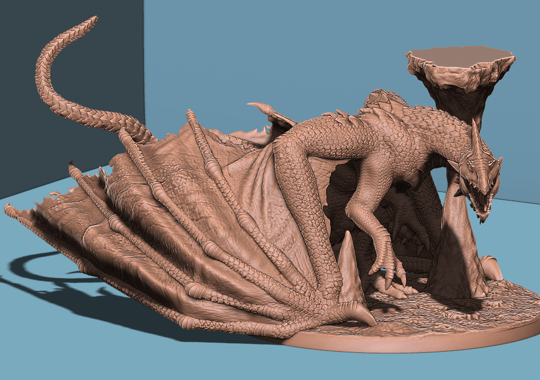 White Dragon Pack 3d model