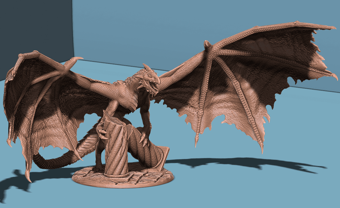 White Dragon Pack 3d model