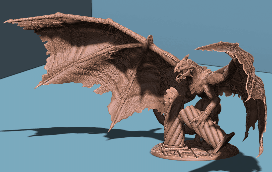 White Dragon Pack 3d model