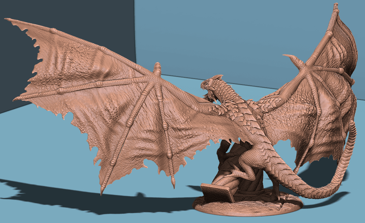 White Dragon Pack 3d model