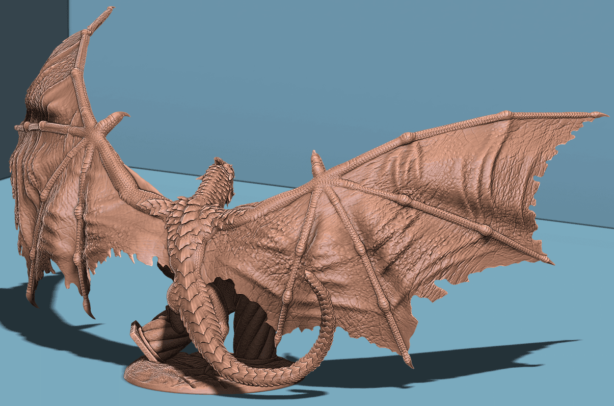 White Dragon Pack 3d model