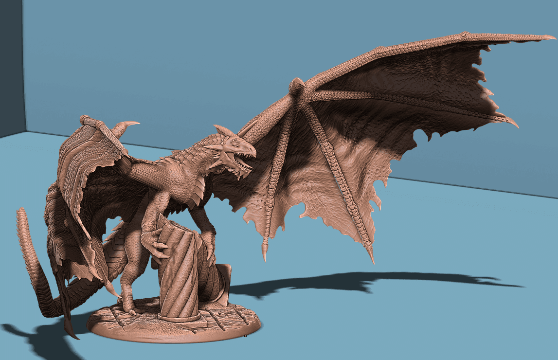 White Dragon Pack 3d model