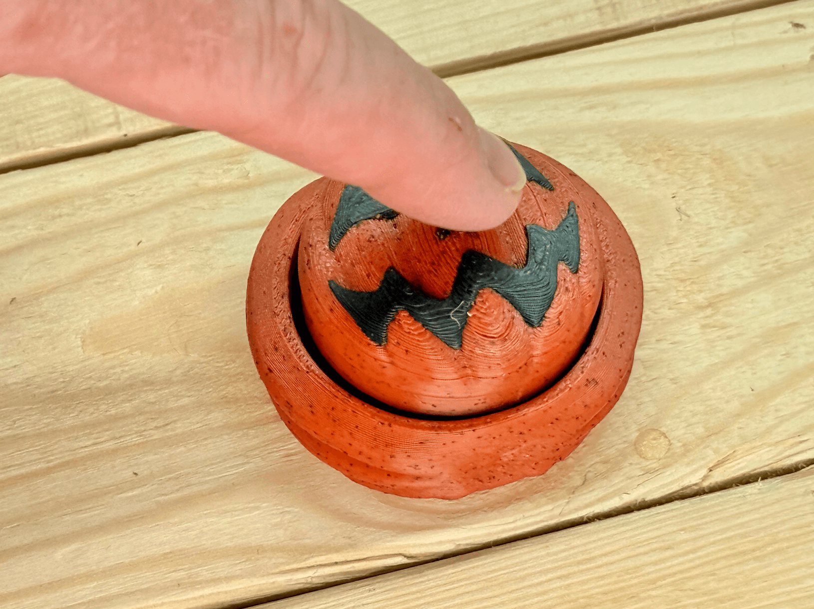 Pumpkin Fidget Button  3d model