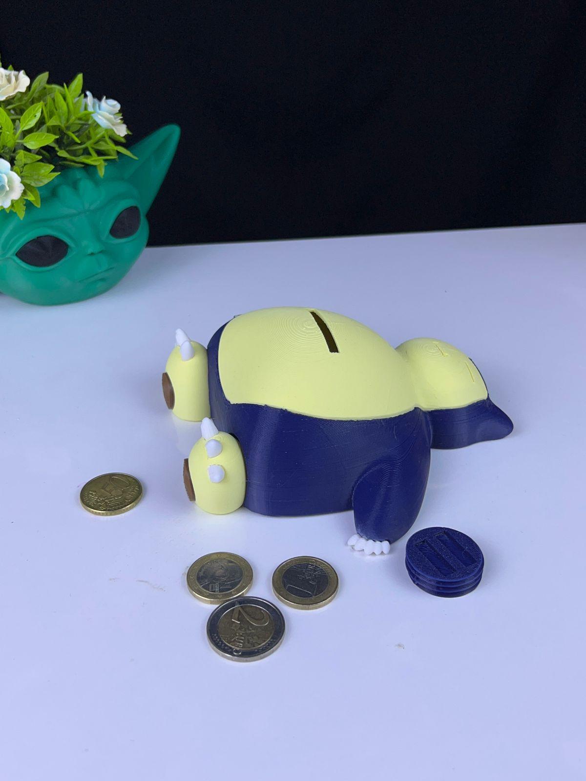 Snorlax Piggy Bank 3d model